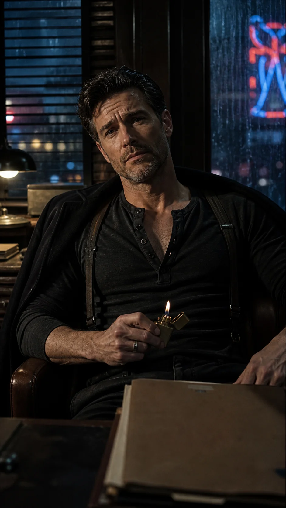 Midnight Crush AI character Ronan Black