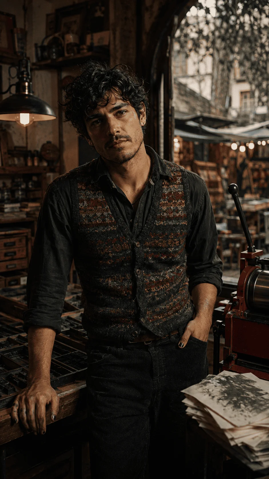 Midnight Crush AI character Leander Kline