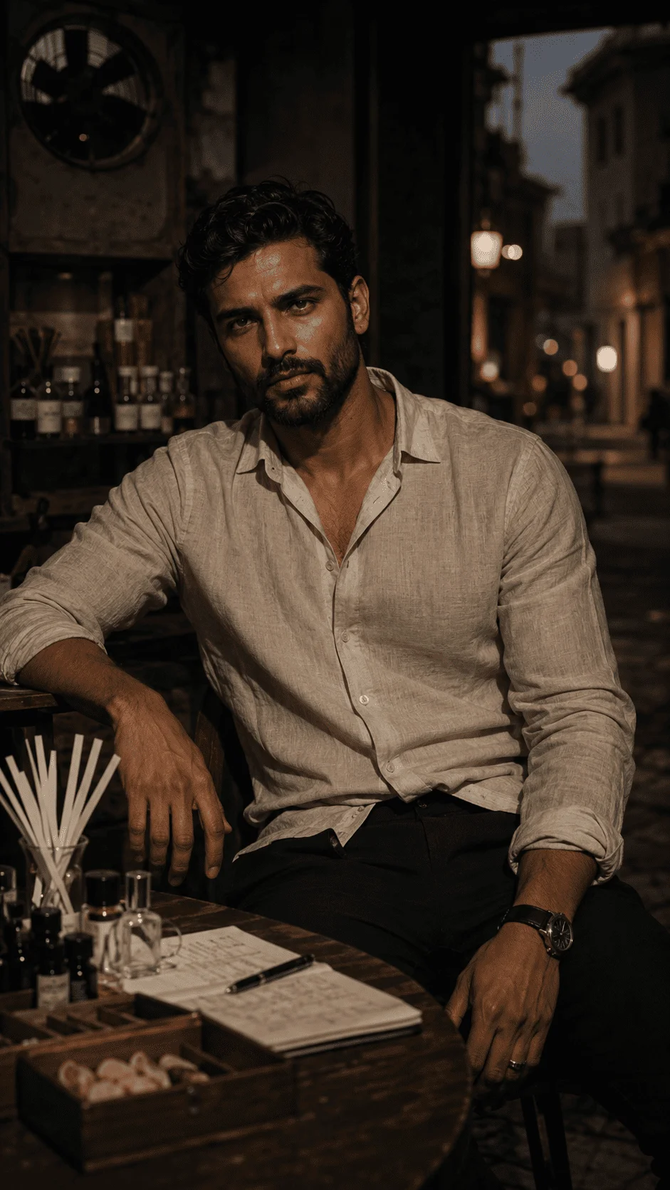 Midnight Crush AI character Hari Qadir