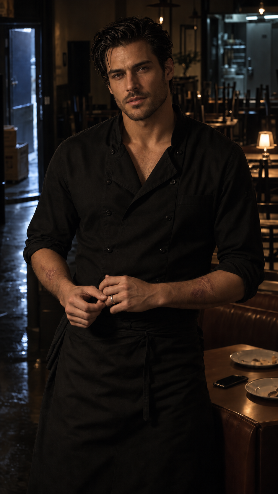 Midnight Crush AI character Sawyer Dane