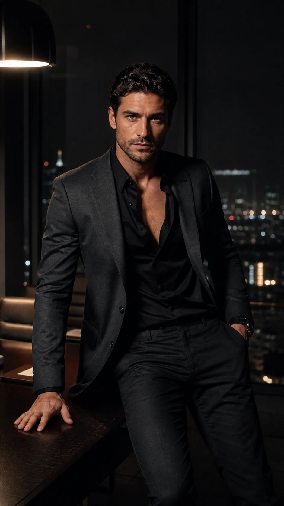 Midnight Crush AI character Dominic Ash