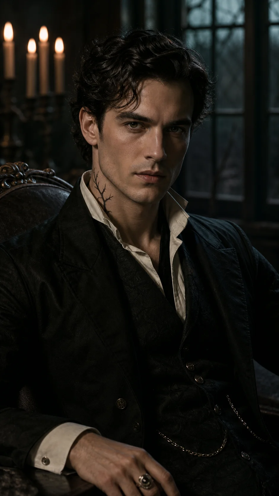 Midnight Crush AI character Silas Thorn
