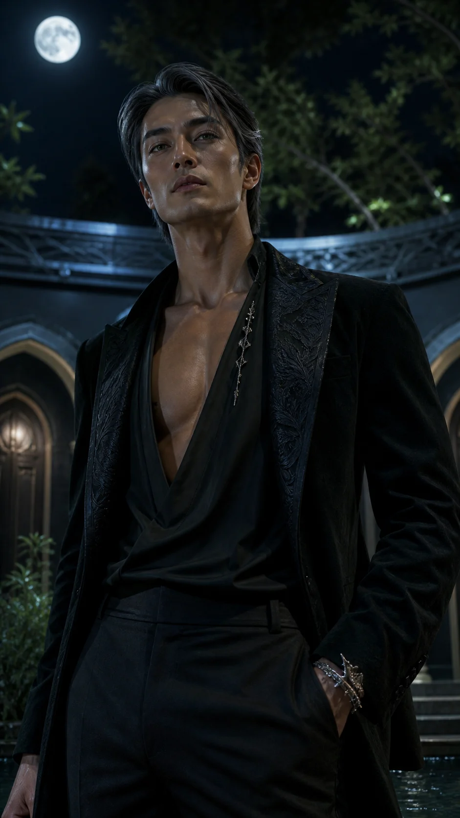 Midnight Crush AI character Caelan Voss