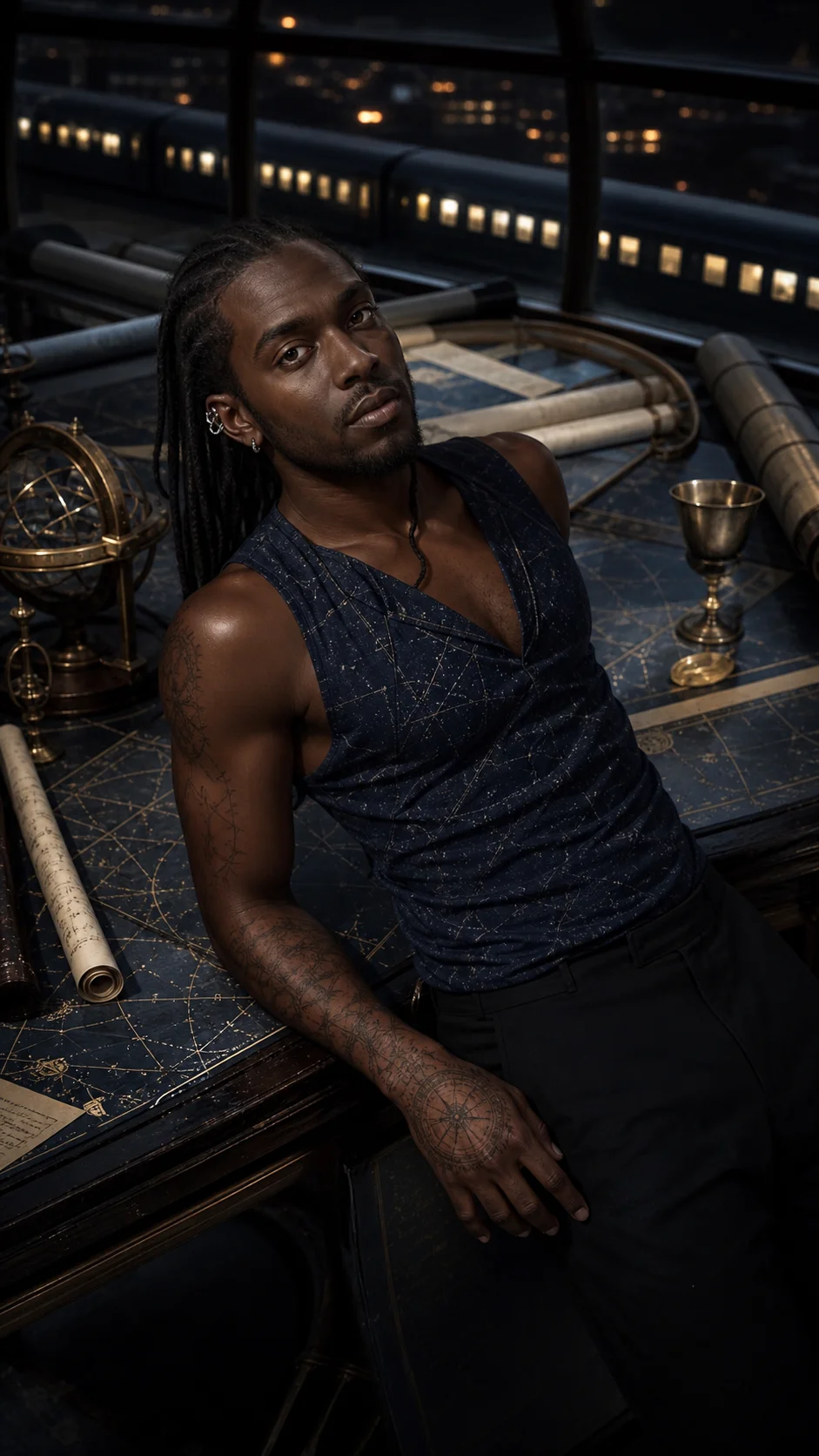 Midnight Crush AI character Idris Moon