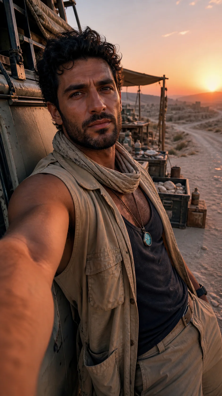 Midnight Crush AI character Karim Al-Hadid